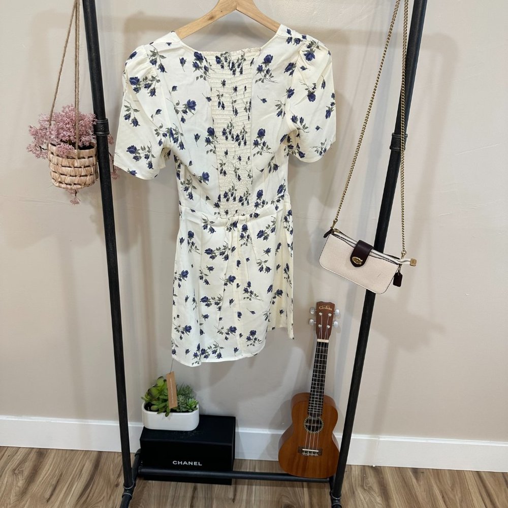 Reformation Brittney Dress in Nightingale - Picture 2 of 9